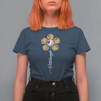 Pittsburgh Sport Retro Baseball Flower T Shirt For Women Funny Game Day