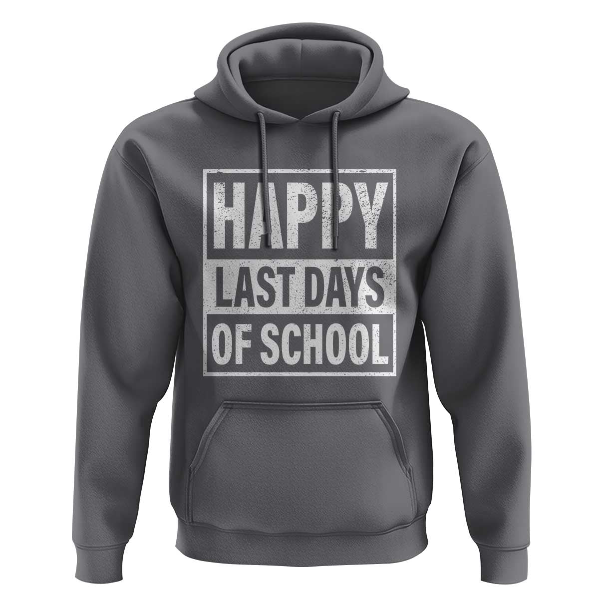 Graduation Hoodie Happy Last Days Of School Vintage - Wonder Print Shop