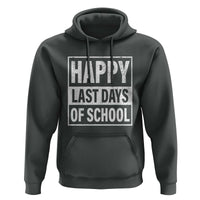 Graduation Hoodie Happy Last Days Of School Vintage - Wonder Print Shop