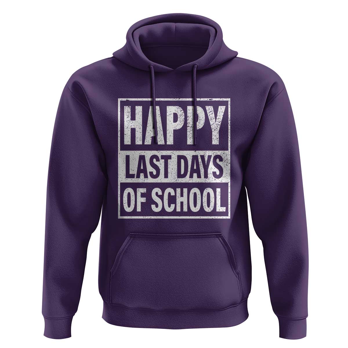 Graduation Hoodie Happy Last Days Of School Vintage - Wonder Print Shop