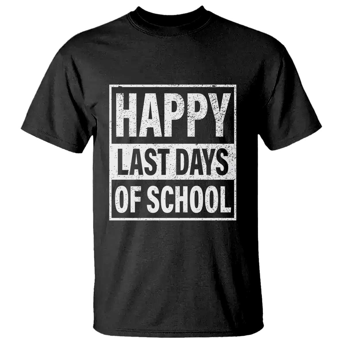 Graduation T Shirt Happy Last Days Of School Vintage - Wonder Print Shop