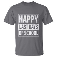Graduation T Shirt Happy Last Days Of School Vintage - Wonder Print Shop