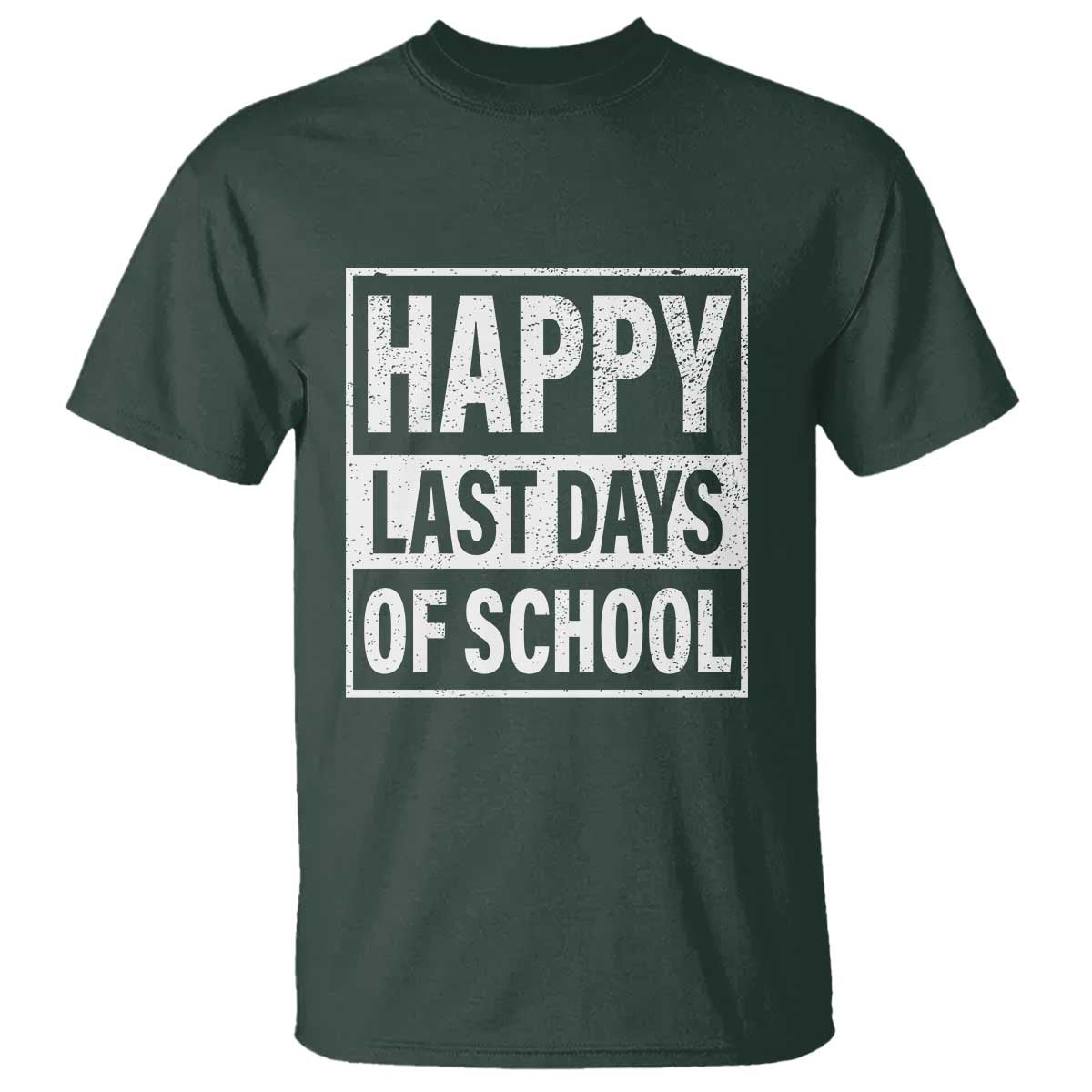 Graduation T Shirt Happy Last Days Of School Vintage - Wonder Print Shop
