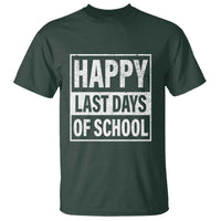 Graduation T Shirt Happy Last Days Of School Vintage - Wonder Print Shop