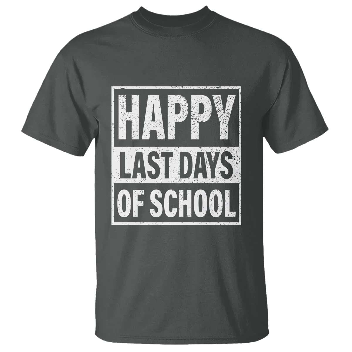 Graduation T Shirt Happy Last Days Of School Vintage - Wonder Print Shop