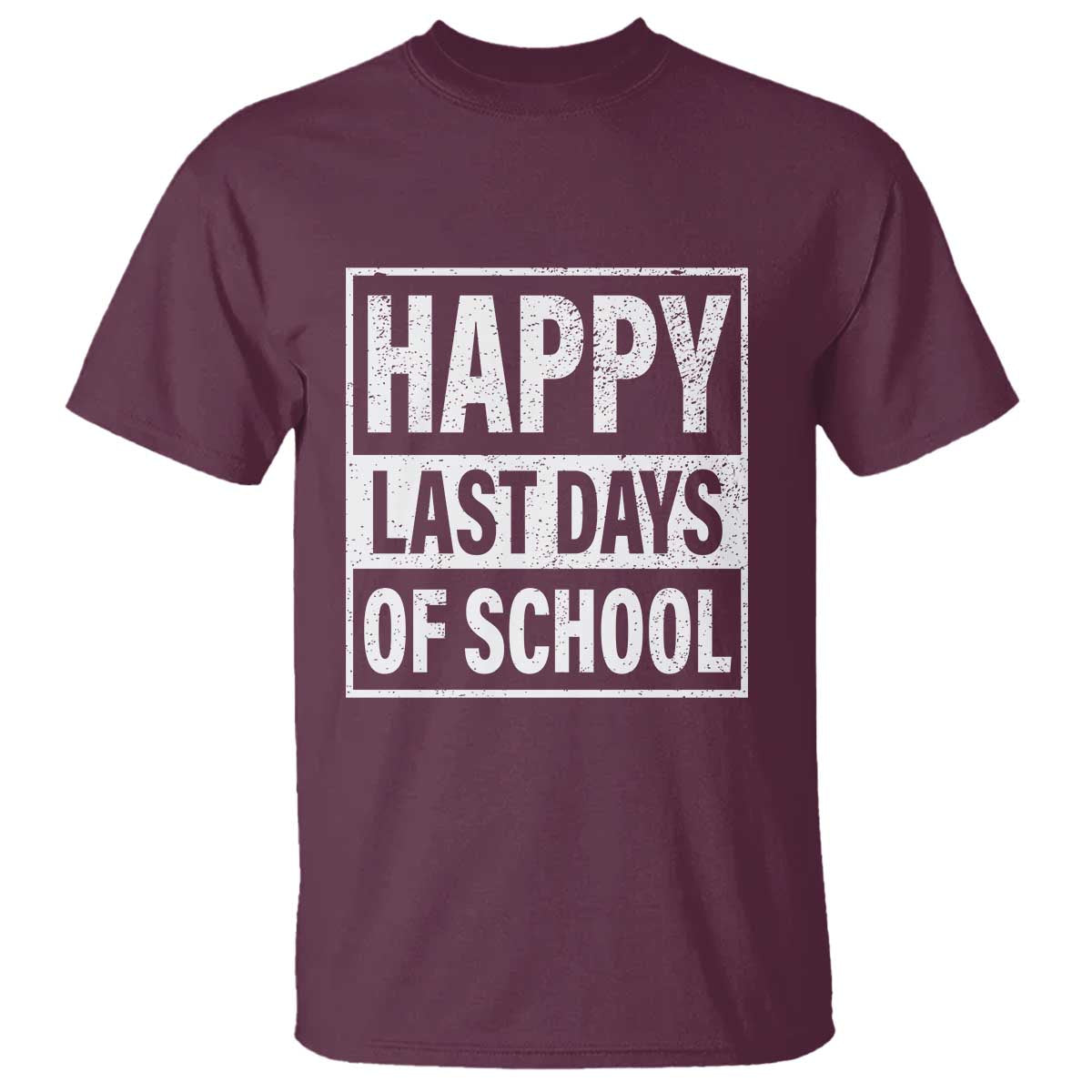 Graduation T Shirt Happy Last Days Of School Vintage - Wonder Print Shop