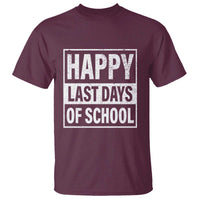 Graduation T Shirt Happy Last Days Of School Vintage - Wonder Print Shop