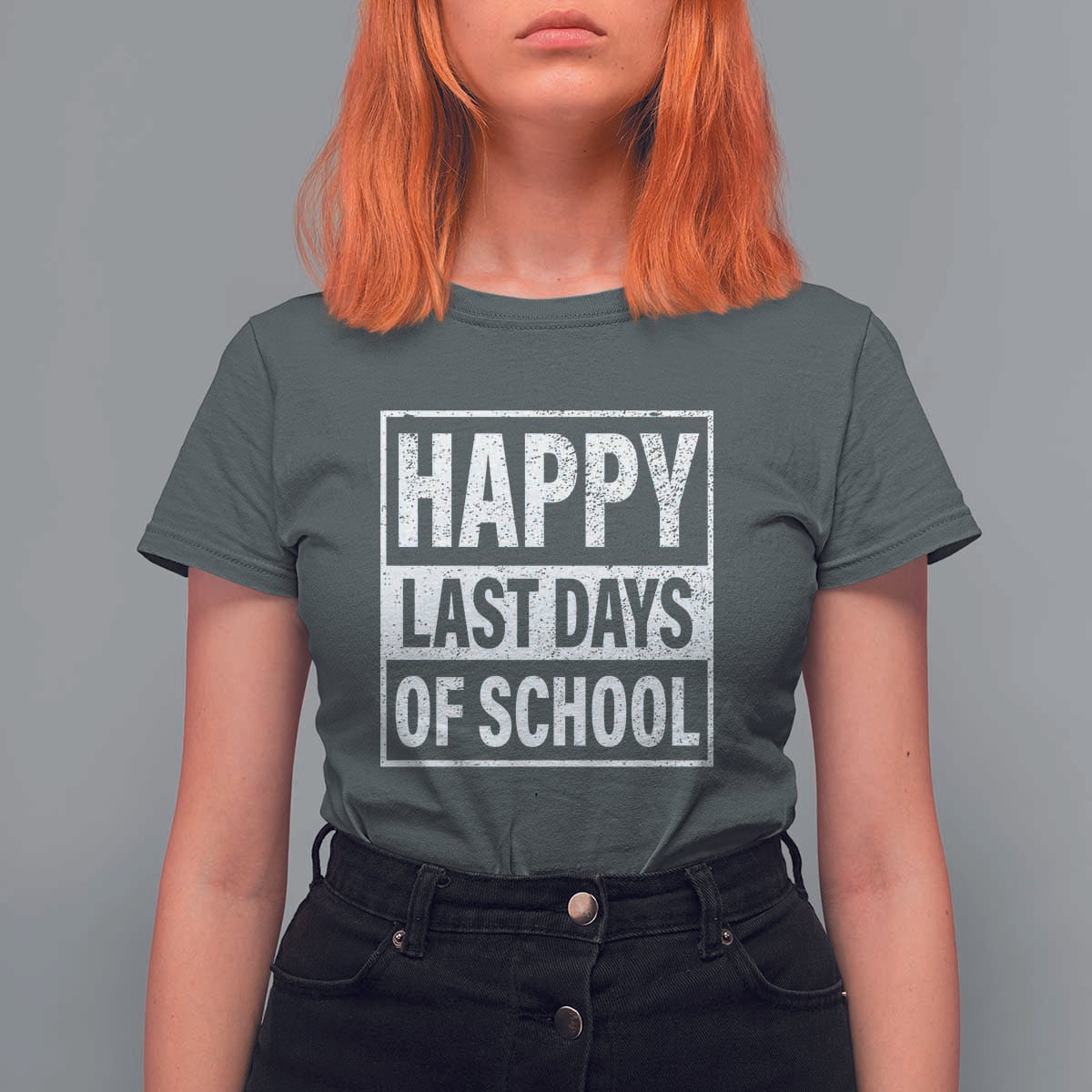 Graduation T Shirt For Women Happy Last Days Of School Vintage - Wonder Print Shop