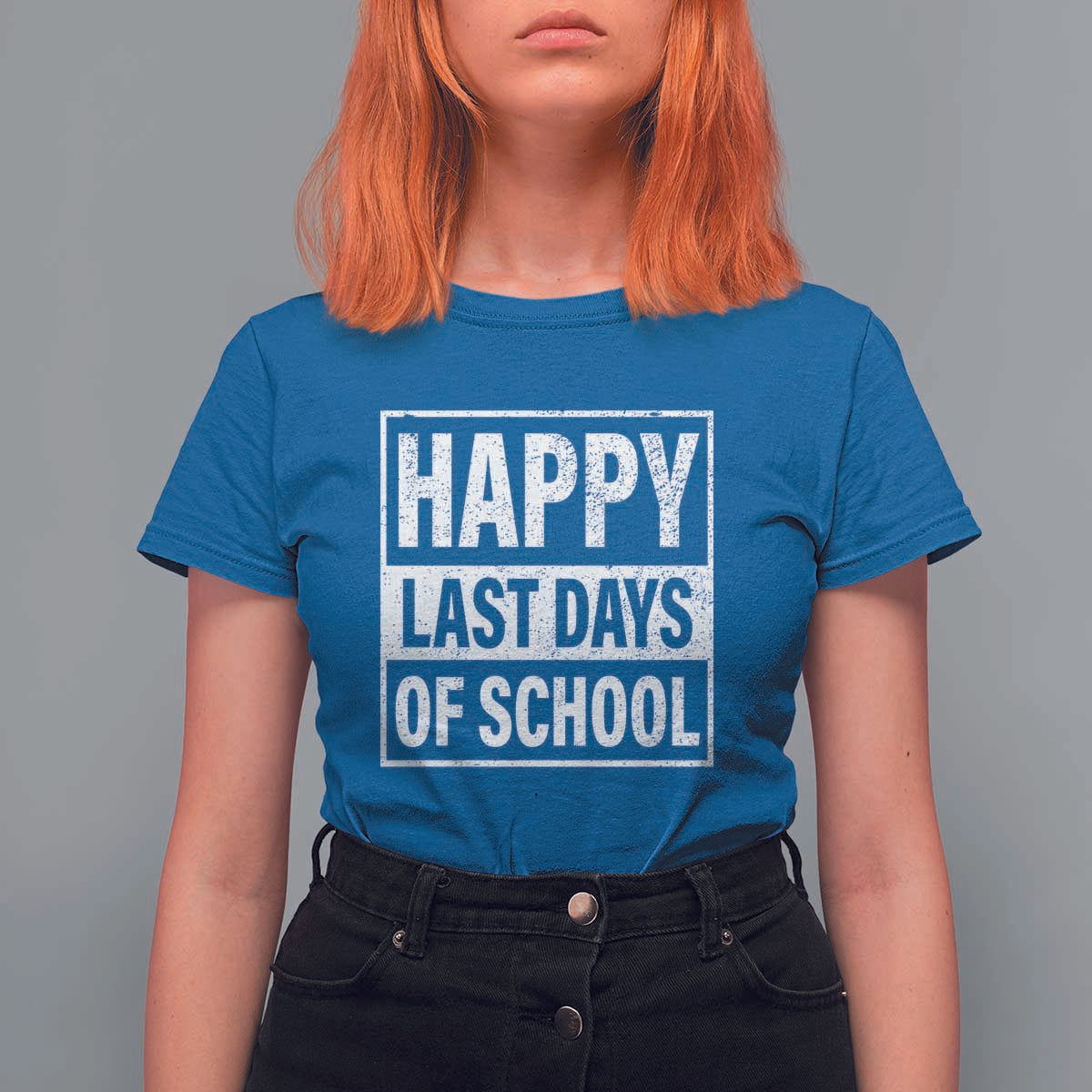 Graduation T Shirt For Women Happy Last Days Of School Vintage - Wonder Print Shop