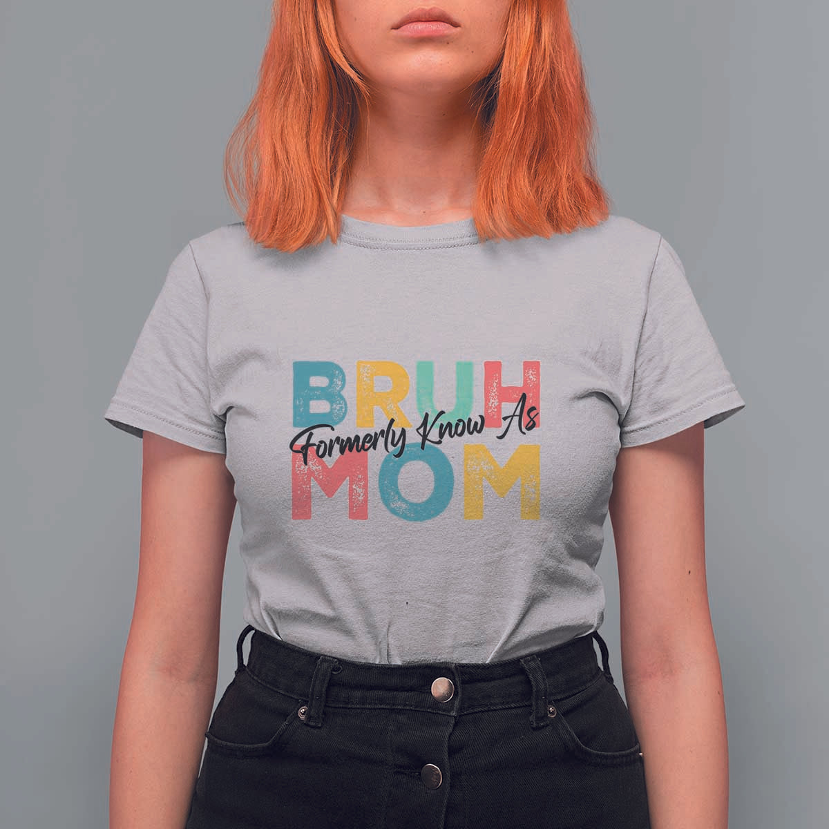 Bruh Formerly Known As Mom T Shirt For Women Vintage Mother's Day - Wonder Print Shop