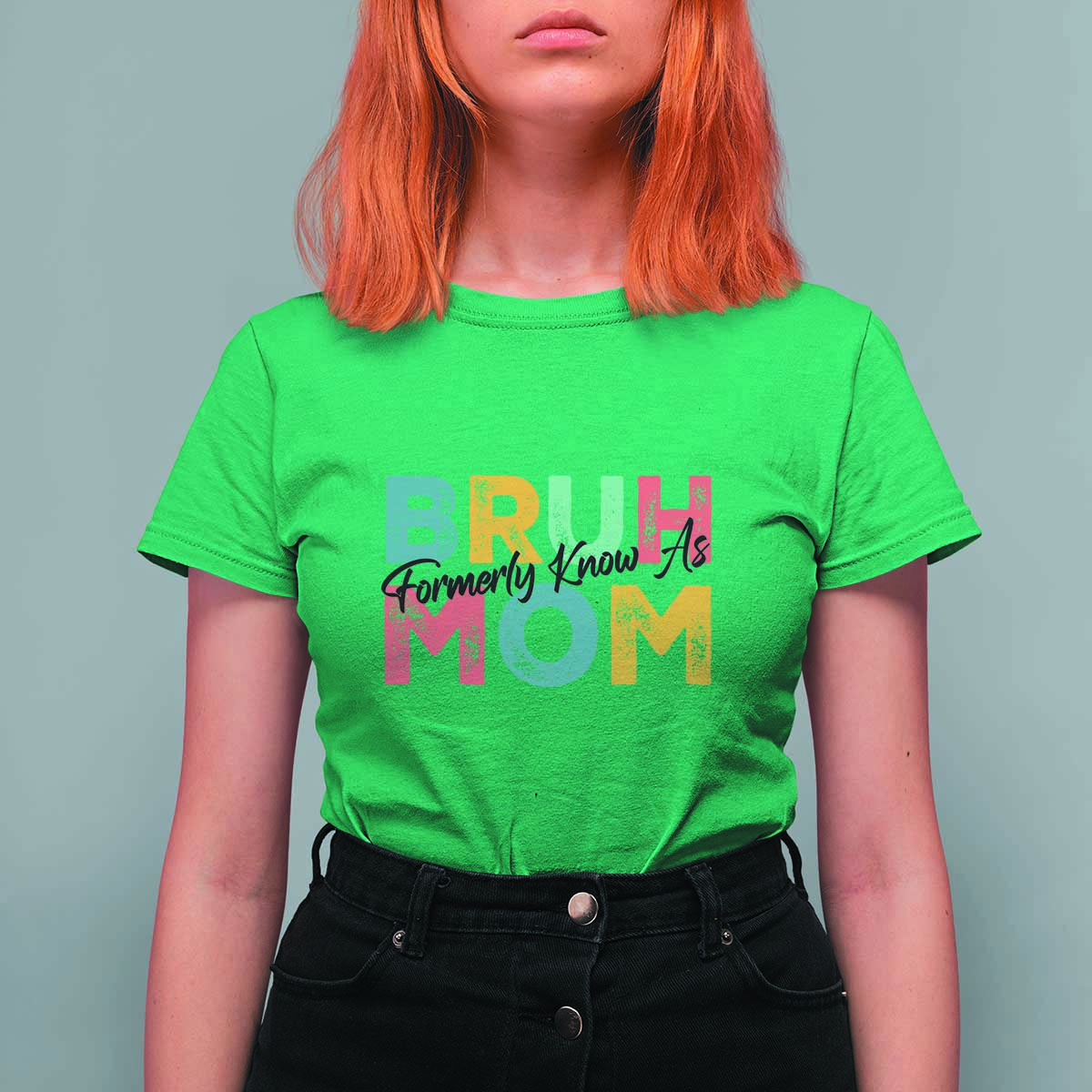 Bruh Formerly Known As Mom T Shirt For Women Vintage Mother's Day - Wonder Print Shop