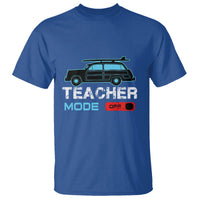 Funny Summer Vacation T Shirt Teacher Mode Off Beach Van Surfing - Wonder Print Shop