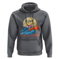 Funny Bananas Hoodie Let's Go Banana Surfing Summer Vacation - Wonder Print Shop
