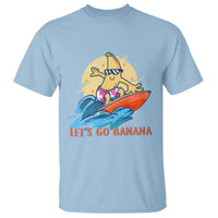 Funny Bananas T Shirt Let's Go Banana Surfing Summer Vacation - Wonder Print Shop