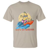 Funny Bananas T Shirt Let's Go Banana Surfing Summer Vacation - Wonder Print Shop