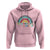 Mental Illness Awareness Hoodie Couseling Is My Jam Retro Groove Rainbow - Wonder Print Shop