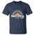 Mental Illness Awareness T Shirt Couseling Is My Jam Retro Groove Rainbow - Wonder Print Shop