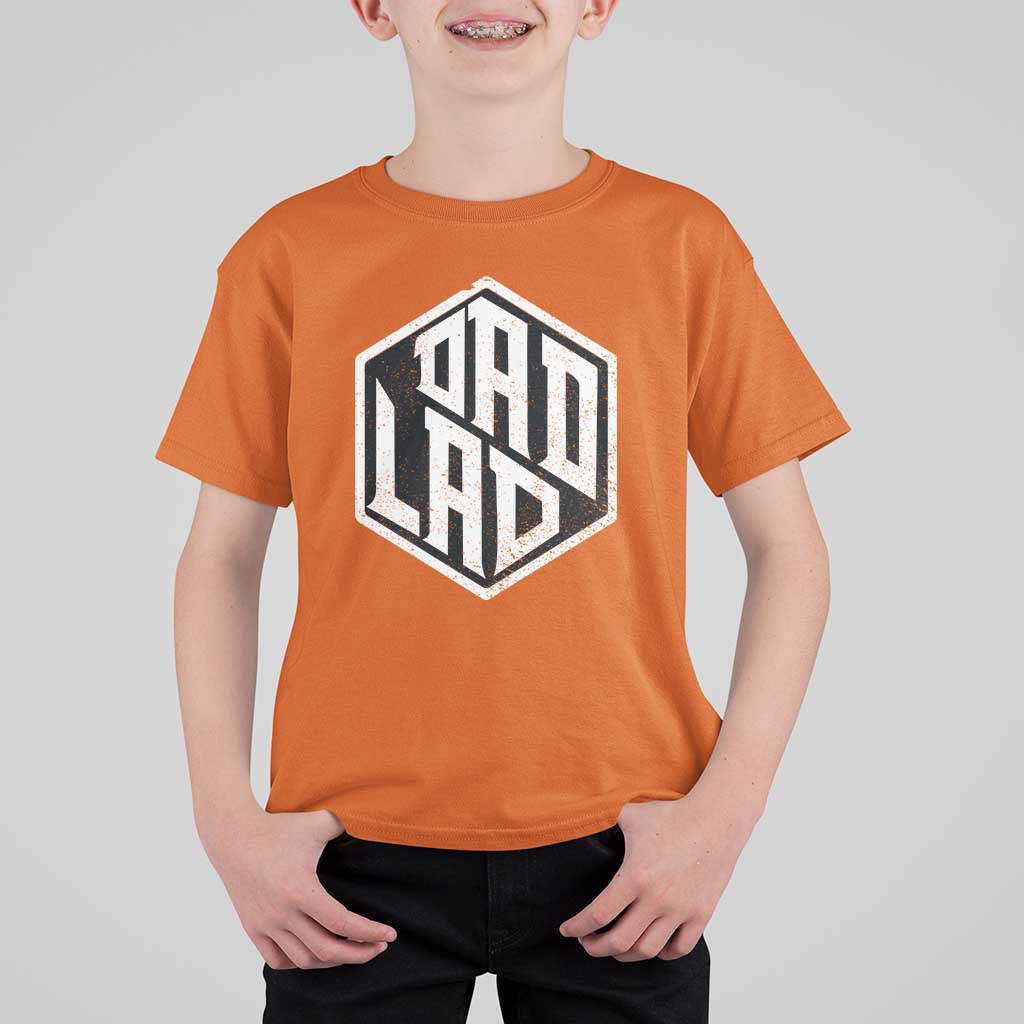 Dad Lad T Shirt For Kid Vintage Father's Day - Wonder Print Shop