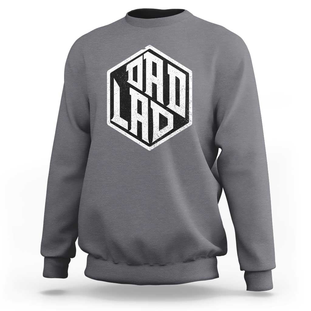 Dad Lad Sweatshirt Vintage Father's Day - Wonder Print Shop
