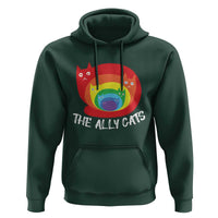 Funny LGBT The Ally Cats Hoodie Pride Month Rainbow Cat