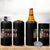 It Is Not A Left Or Right Moment It Is A Right Or Wrong Moment 4 in 1 Can Cooler Tumbler American Flag