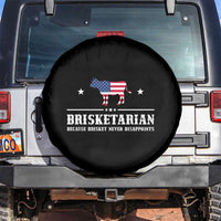 BBQ Lover Spare Tire Cover Brisketarian Because Brisket Never Disappoints Grill Master American Flag