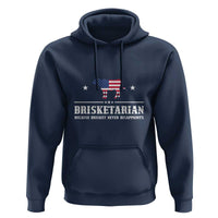 BBQ Lover Hoodie Brisketarian Because Brisket Never Disappoints Grill Master American Flag - Wonder Print Shop