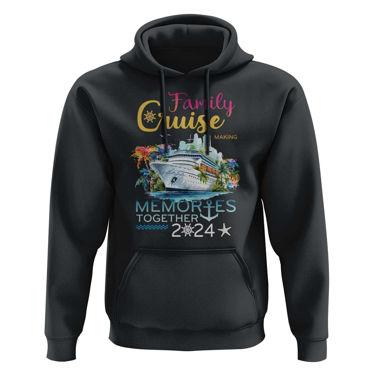 Family Cruise Hoodie Making Memories 2024 Summer Vacation Party Family Matching - Wonder Print Shop