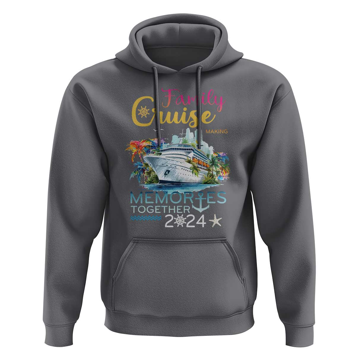 Family Cruise Hoodie Making Memories 2024 Summer Vacation Party Family Matching - Wonder Print Shop
