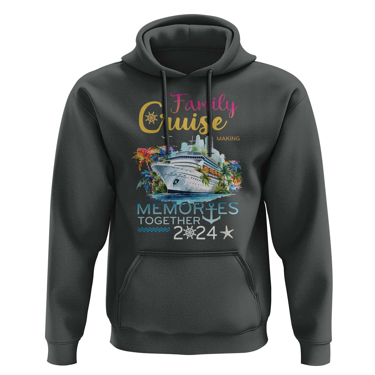 Family Cruise Hoodie Making Memories 2024 Summer Vacation Party Family Matching - Wonder Print Shop