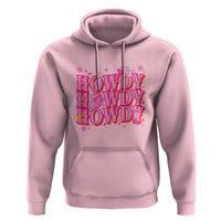 Funny Cowboy Hoodie Howdy Western Country Pink Retro Disco Ball - Wonder Print Shop