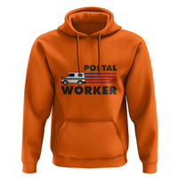 Postal Worker Hoodie USA Flag Patriotic Mailman Mail Lady - Wonder Print Shop