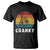 Fishing Lover T Shirt Cranky Vintage Retro Crankbait Fishermen - Wonder Print Shop