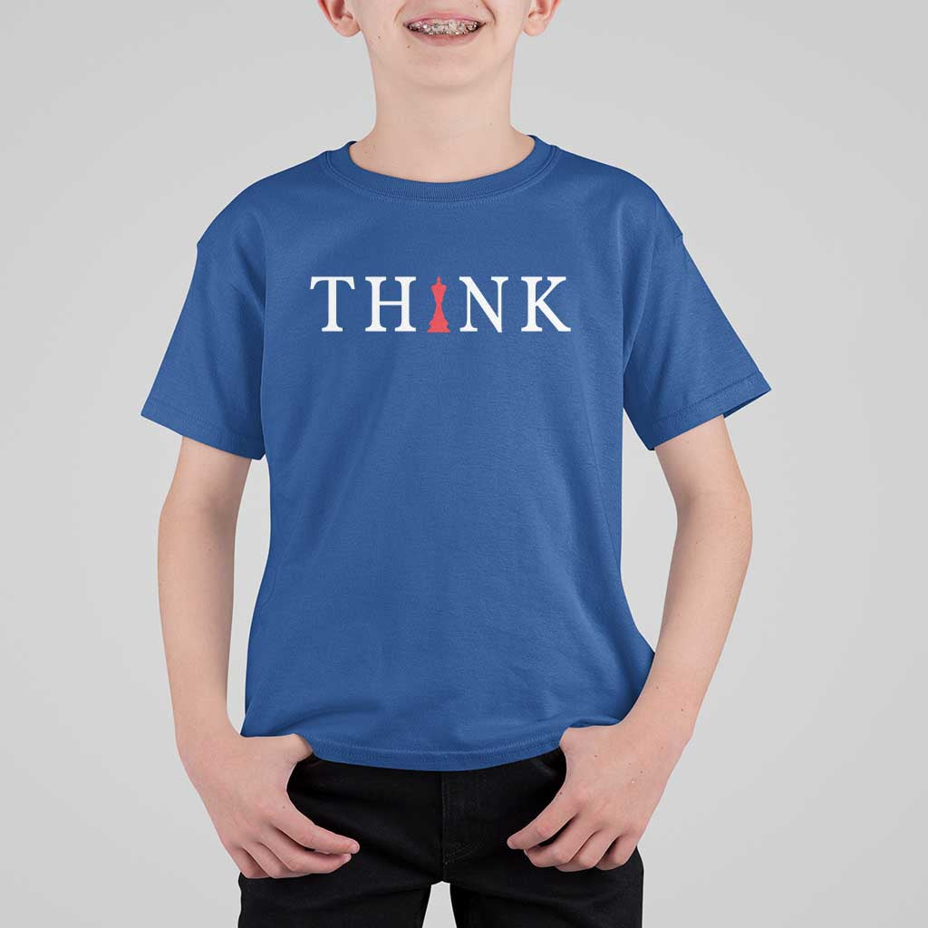 Chess Player T Shirt For Kid Think Vintage Master Player TS11