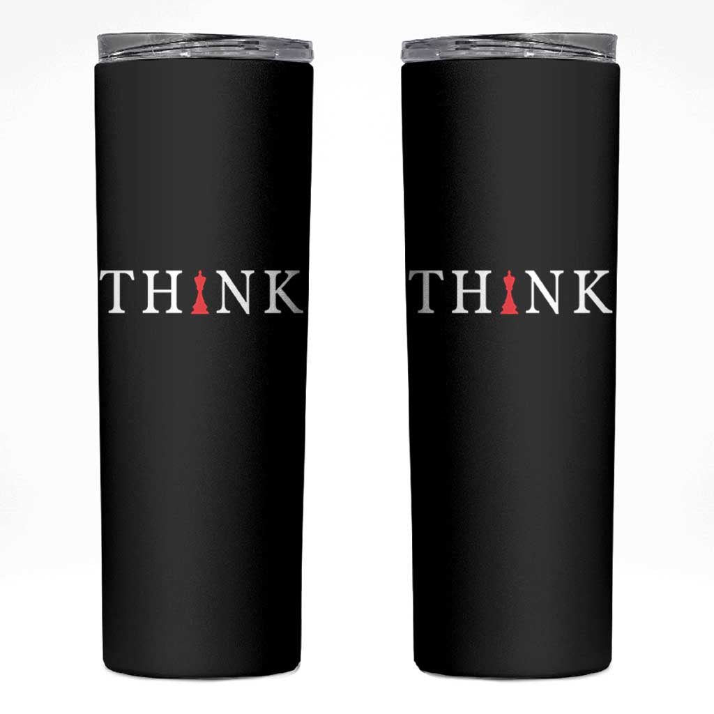 Chess Player Skinny Tumbler Think Vintage Master Player