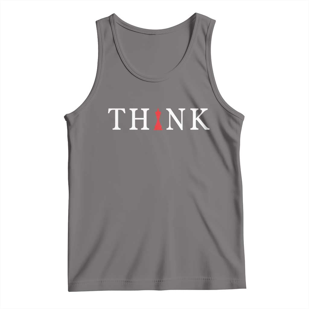Chess Player Tank Top Think Vintage Master Player