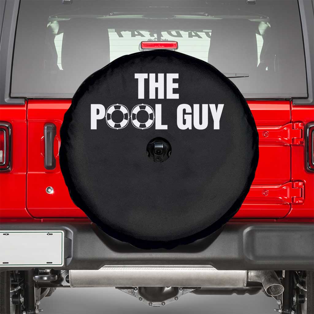 Funny Swimming Lover Spare Tire Cover The Pool Guy Expert - Wonder Print Shop
