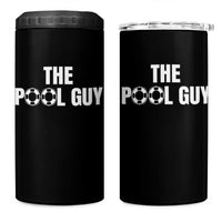 Funny Swimming Lover 4 in 1 Can Cooler Tumbler The Pool Guy Expert - Wonder Print Shop