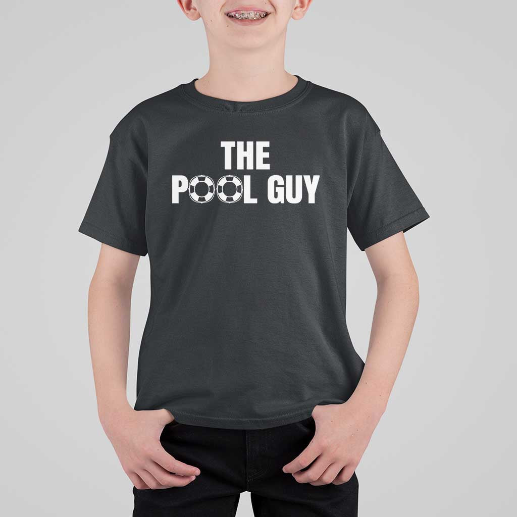Funny Swimming Lover T Shirt For Kid The Pool Guy Expert - Wonder Print Shop