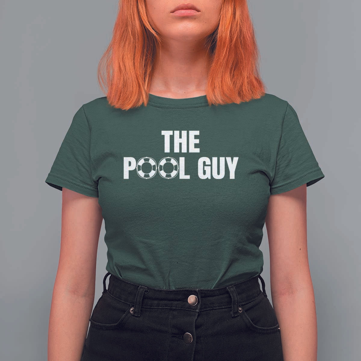 Funny Swimming Lover T Shirt For Women The Pool Guy Expert - Wonder Print Shop