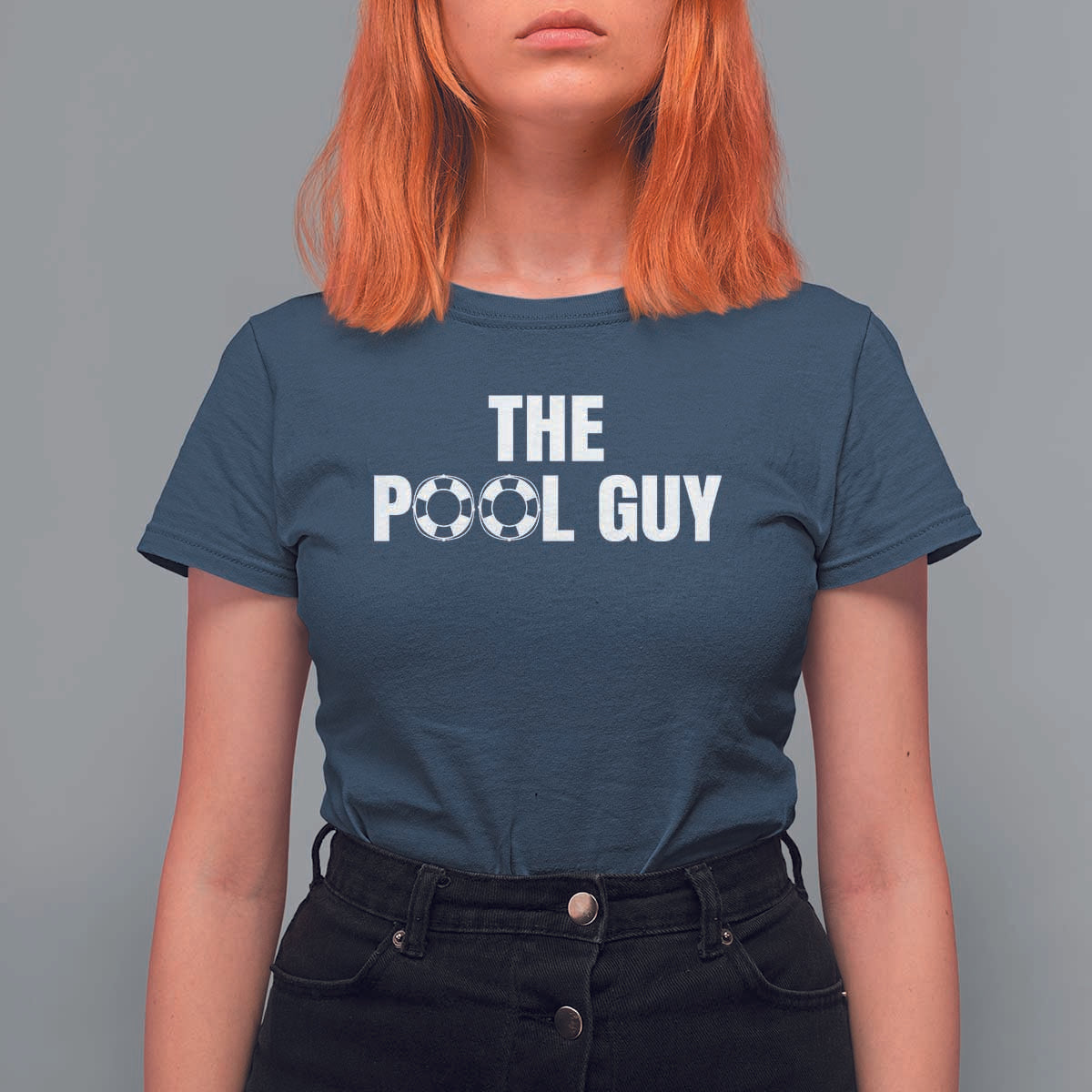 Funny Swimming Lover T Shirt For Women The Pool Guy Expert - Wonder Print Shop