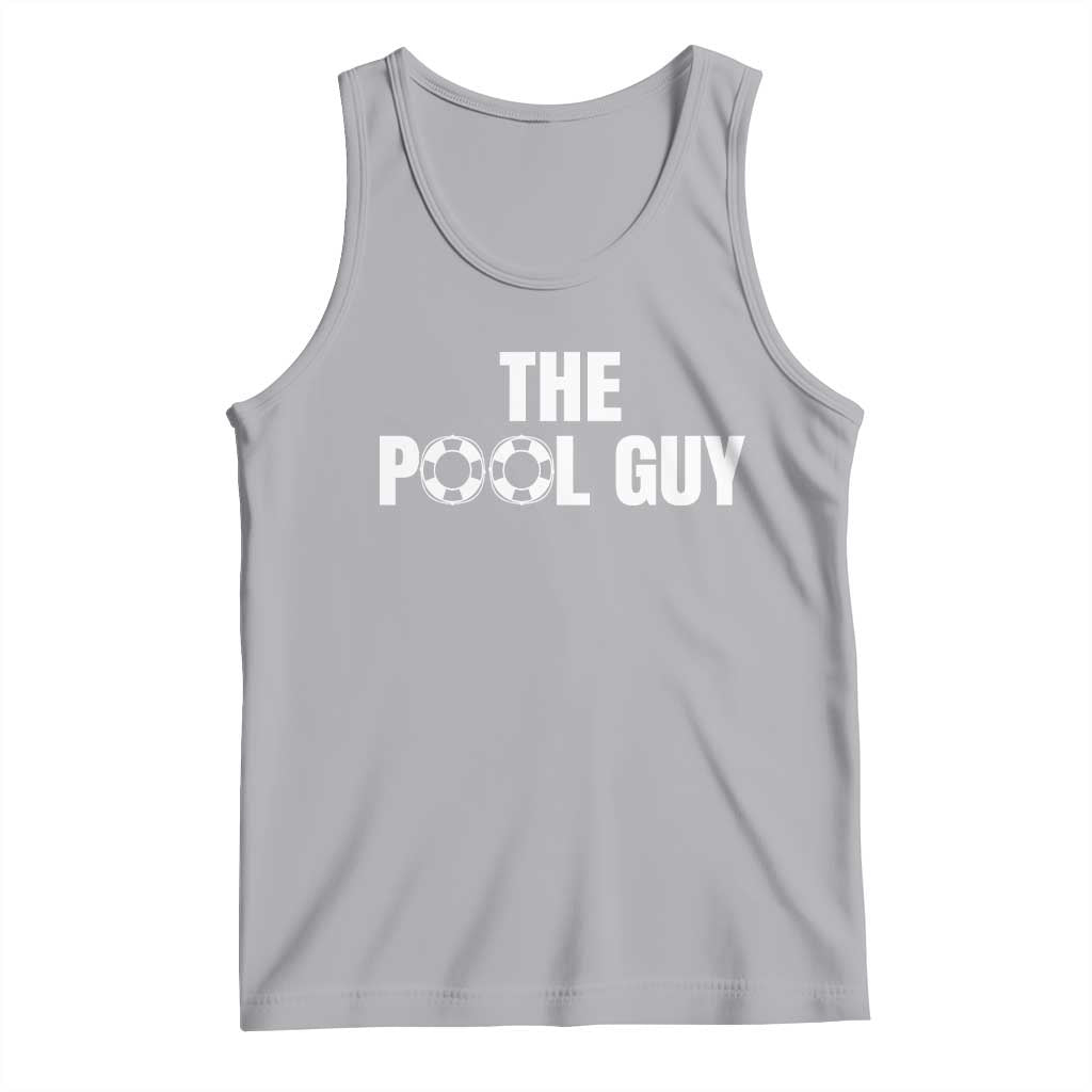 Funny Swimming Lover Tank Top The Pool Guy Expert - Wonder Print Shop