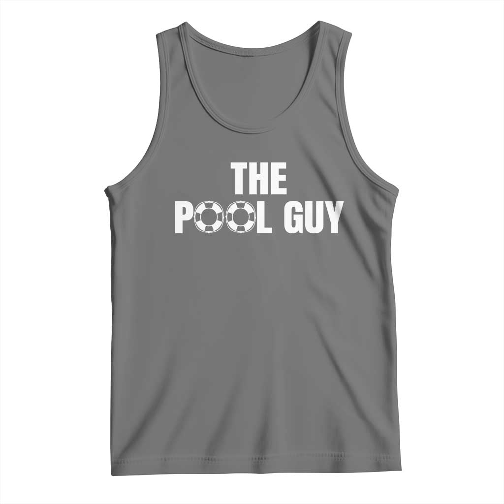 Funny Swimming Lover Tank Top The Pool Guy Expert - Wonder Print Shop