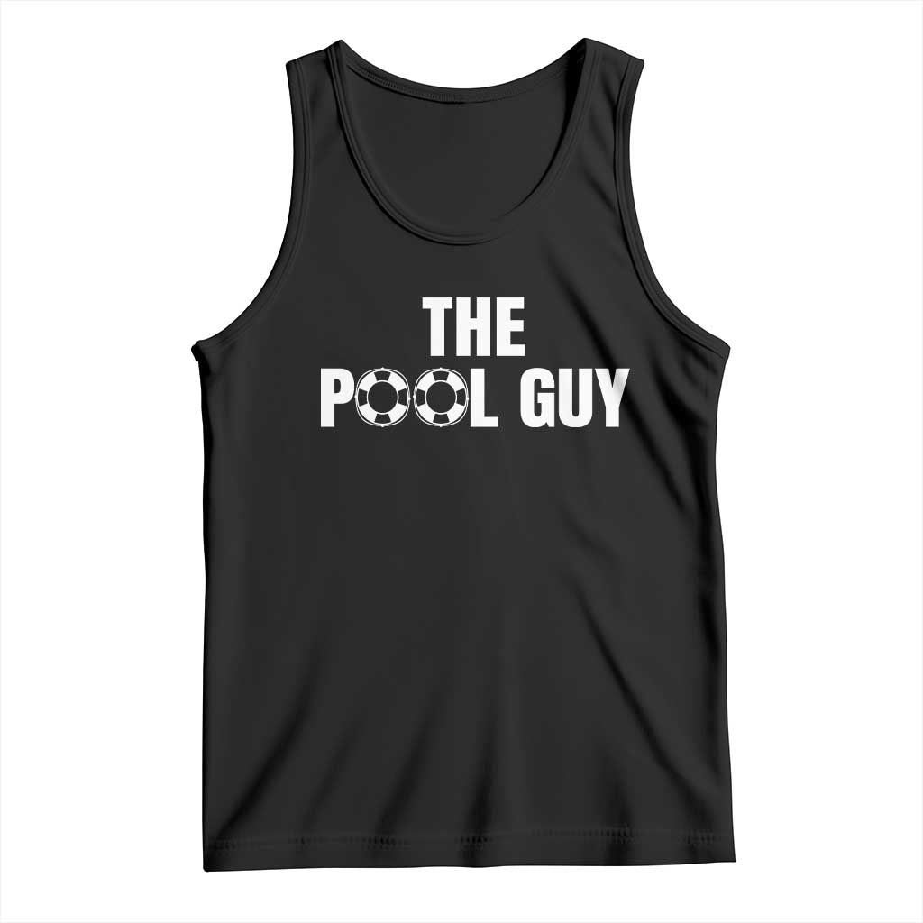 Funny Swimming Lover Tank Top The Pool Guy Expert - Wonder Print Shop