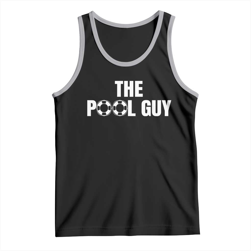 Funny Swimming Lover Tank Top The Pool Guy Expert - Wonder Print Shop