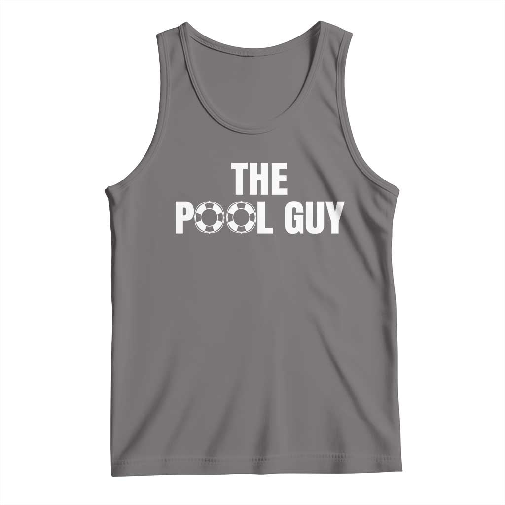 Funny Swimming Lover Tank Top The Pool Guy Expert - Wonder Print Shop