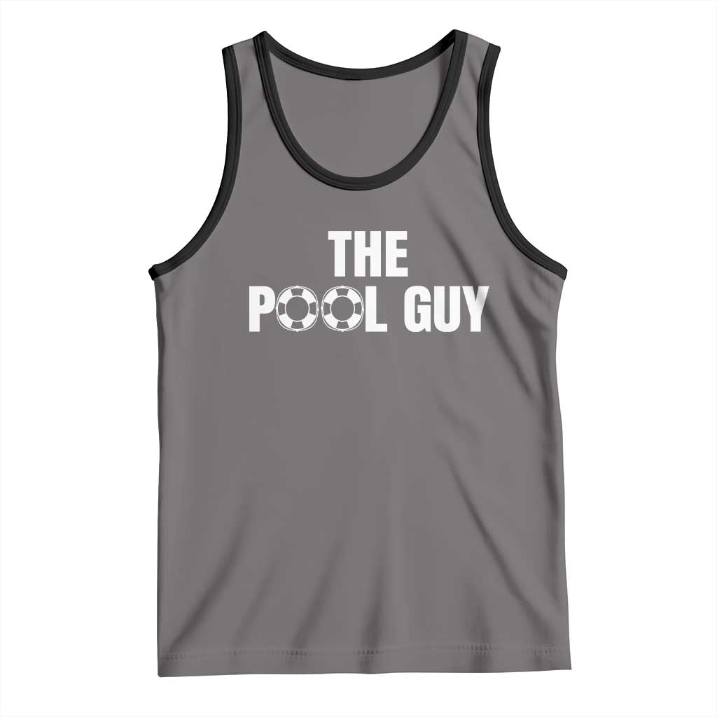 Funny Swimming Lover Tank Top The Pool Guy Expert - Wonder Print Shop