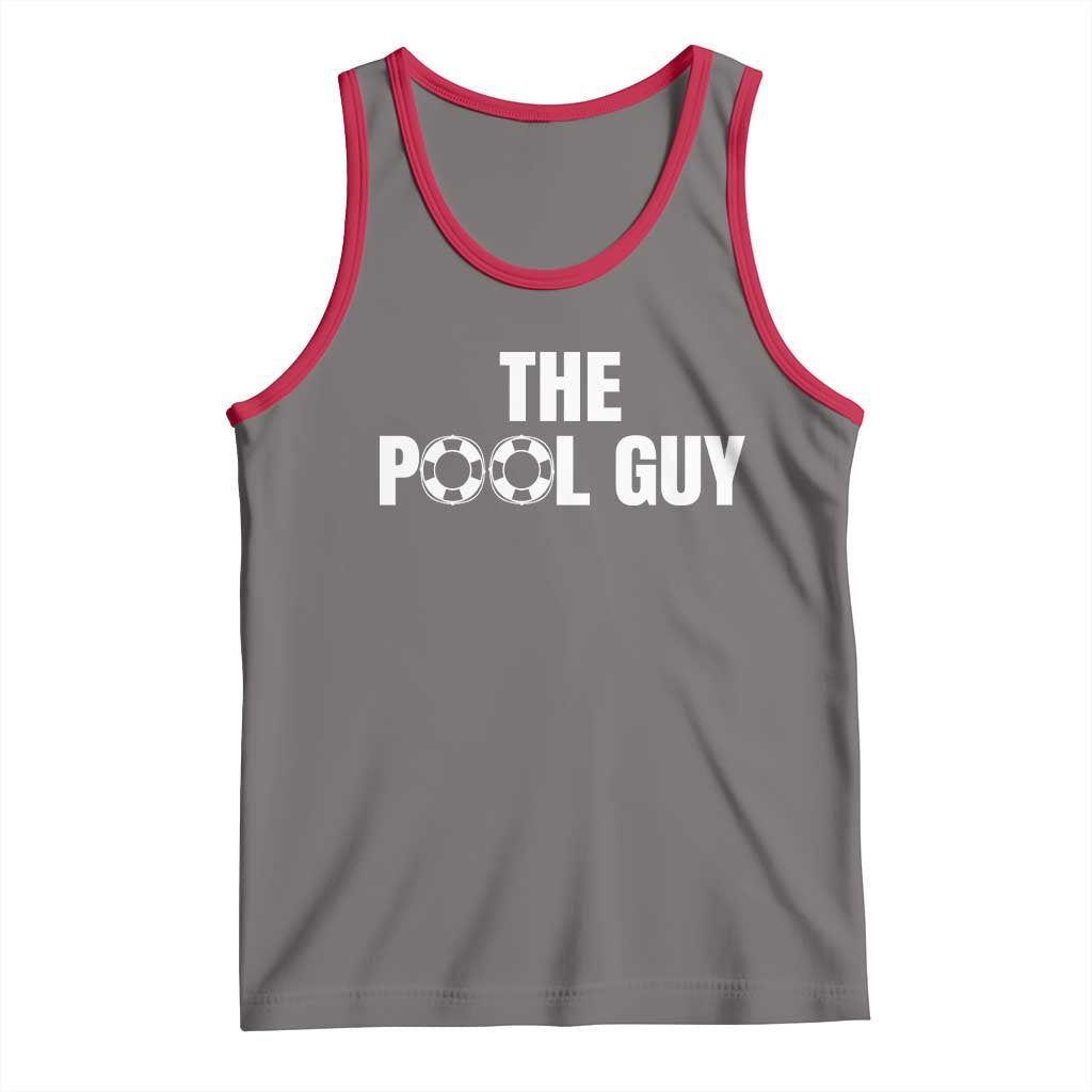 Funny Swimming Lover Tank Top The Pool Guy Expert - Wonder Print Shop