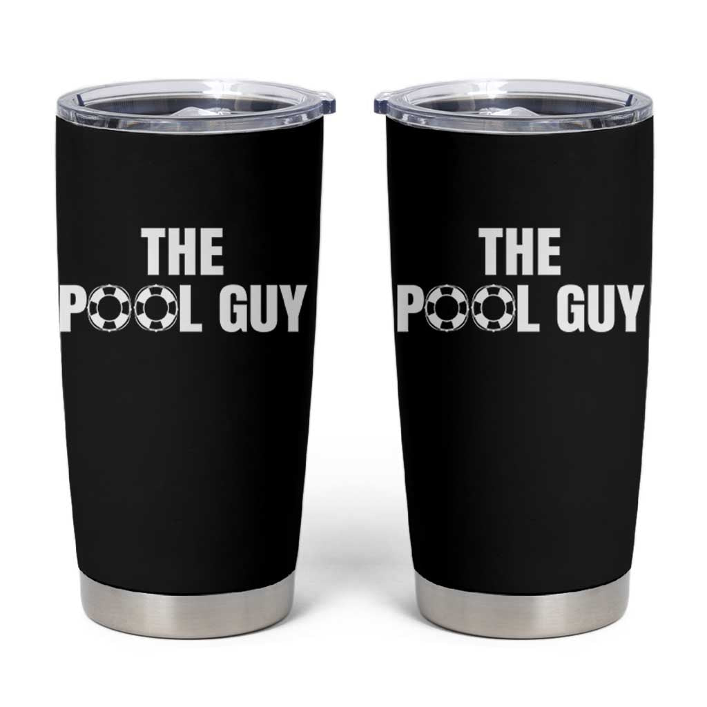 Funny Swimming Lover Tumbler Cup The Pool Guy Expert - Wonder Print Shop
