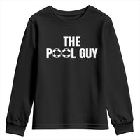 Funny Swimming Lover Youth Sweatshirt The Pool Guy Expert - Wonder Print Shop